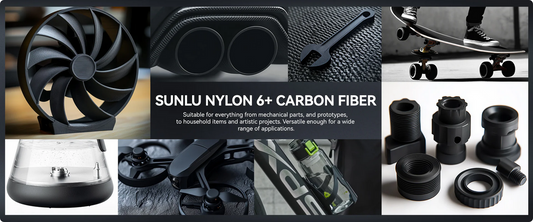 SUNLU PA6-CF Hiilikuituvahvistettu Nylon-filamentti