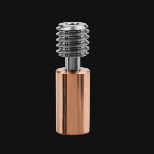 Bimetal Heatbreak Max 500°C | TC4 Ti + Copper coating, Max. 500 °C