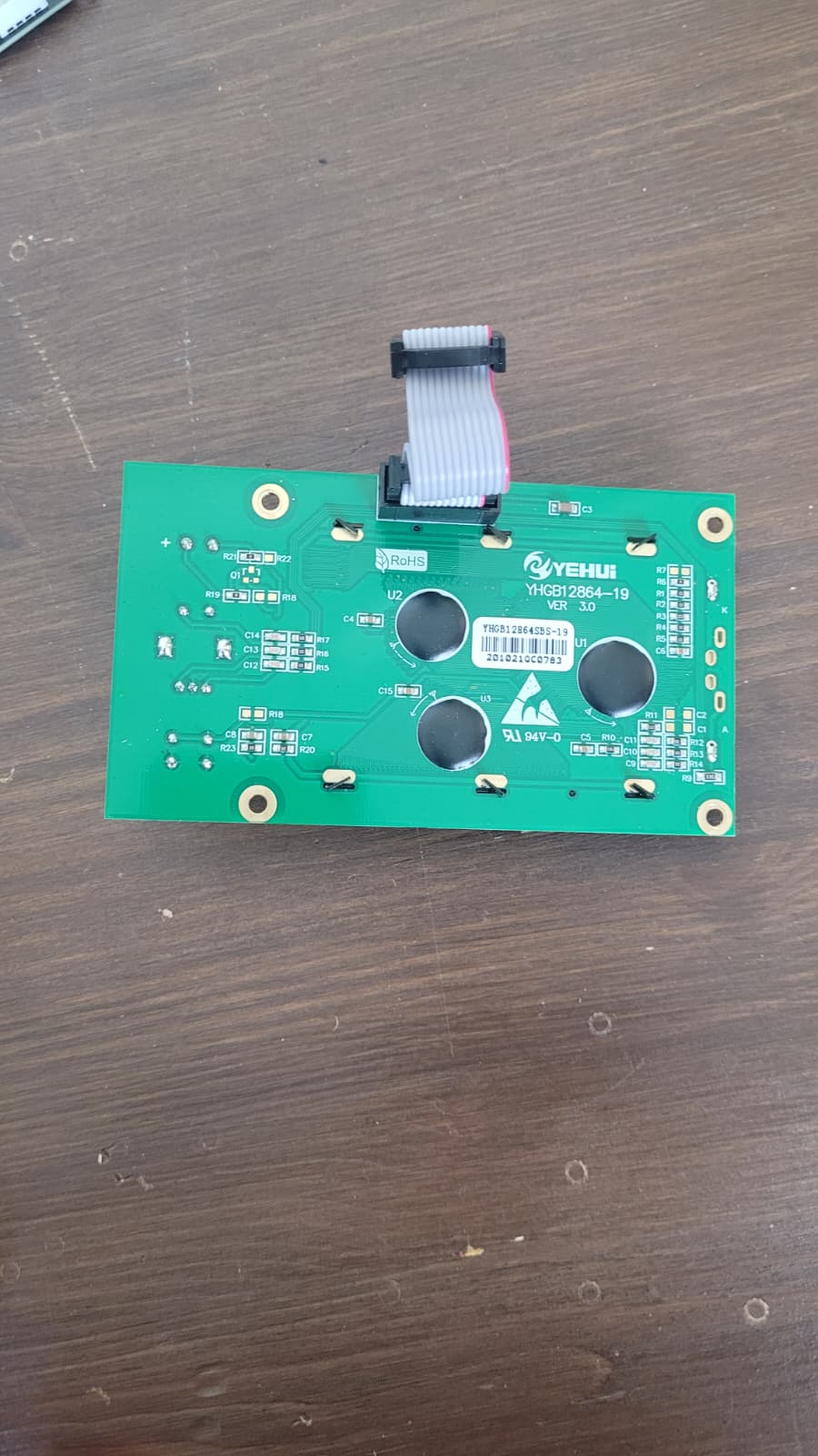 GT2560 V4.1B mainboard ja näyttö Geetech a20t 3D-tulostimelle käytetty