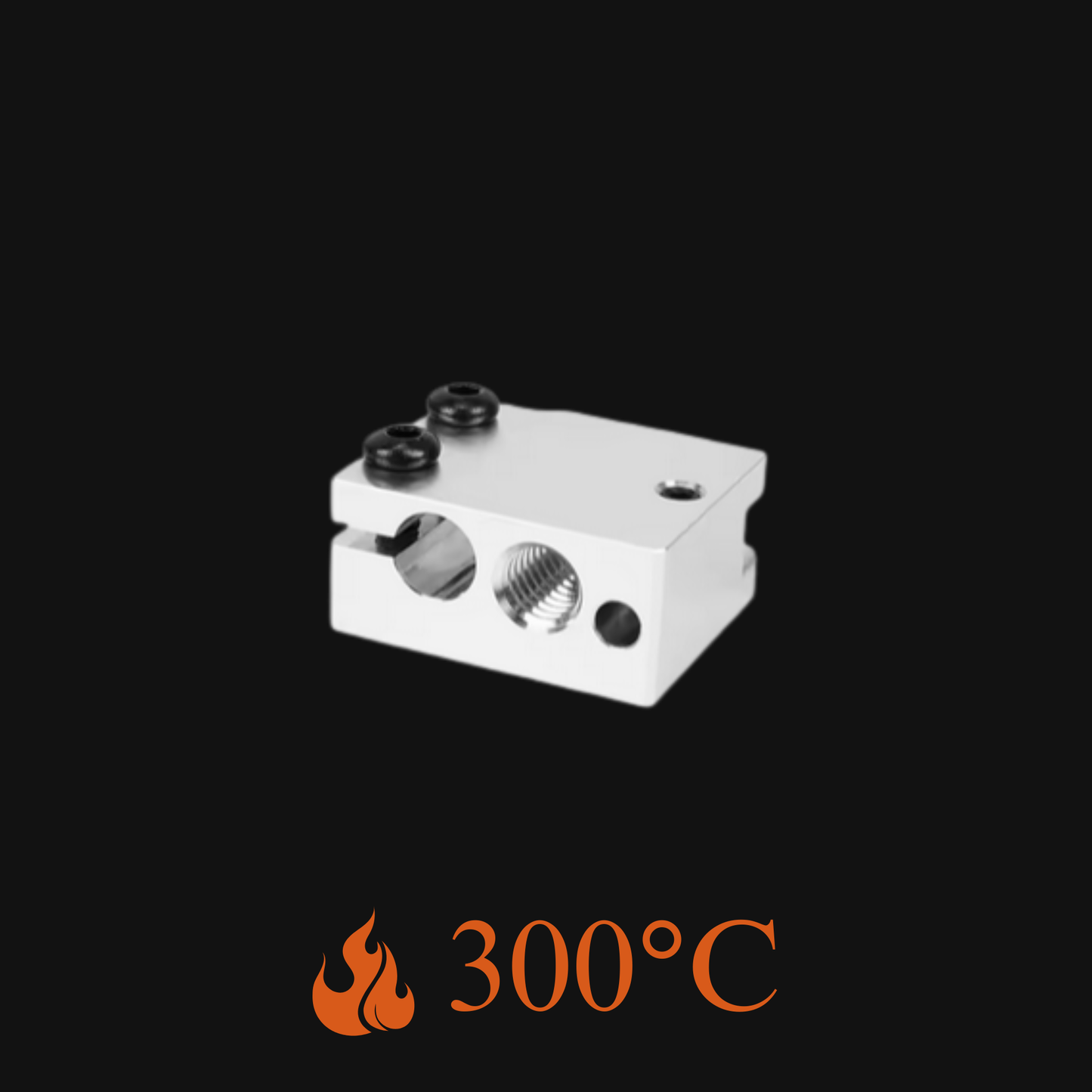 Volcano Heating Block for 3D Printer Copper/Aluminum