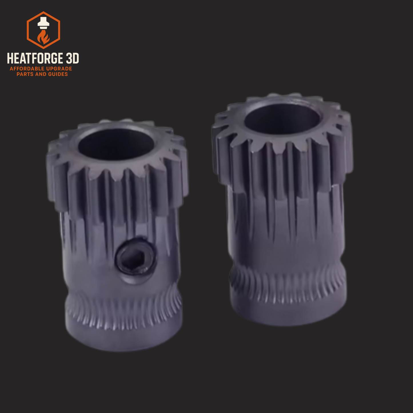 Hardened BMG Dual Drive Extruder Gear Set