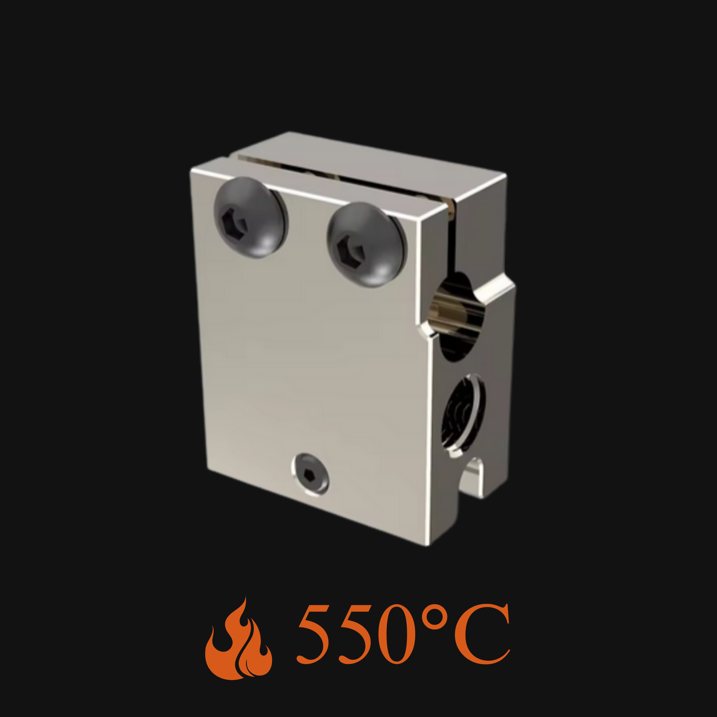 Volcano Heating Block for 3D Printer Copper/Aluminum