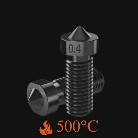 Hardened steel Volcano nozzle for 3d printer