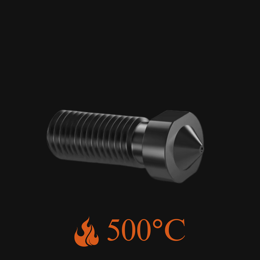Hardened steel Volcano nozzle for 3d printer